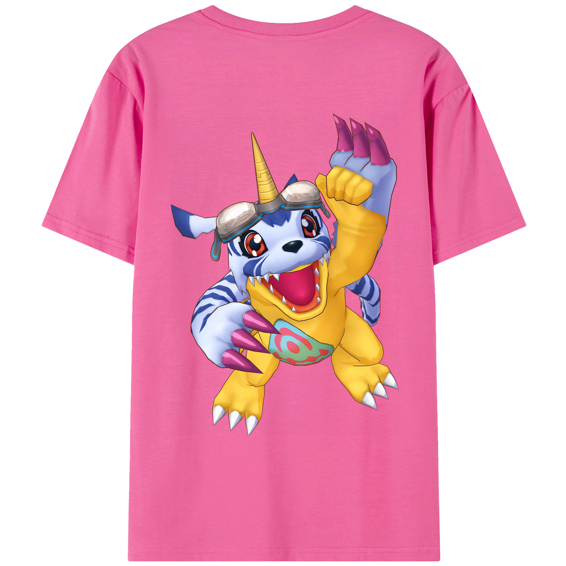 （画像用） Digimon デジタルモンスター/デジモン レディース半袖Tシャツ(バックプリント)